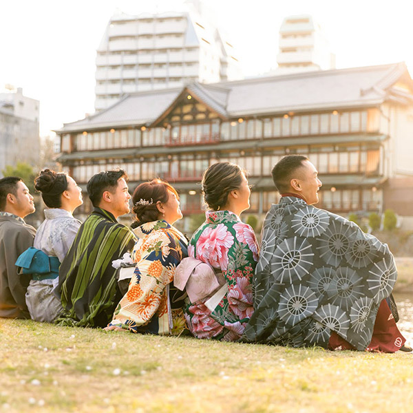 五条大橋付近の鴨川