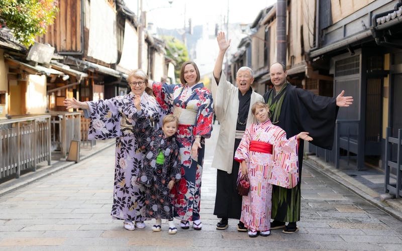 京都で着物体験