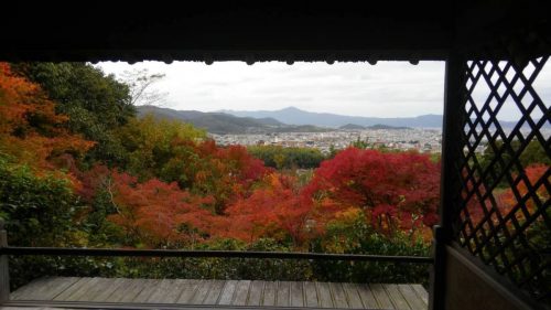 大河内山荘（おおこうちさんそう）から見る紅葉