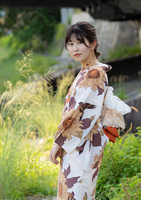京都女性浴衣レンタル