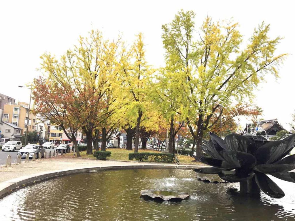 東本願寺周辺の紅葉