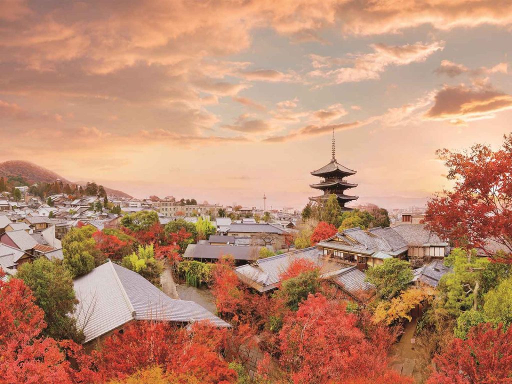 THE SODOH HIGASHIYAMA KYOTO 美しい紅葉の風景