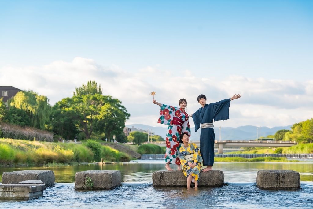 浴衣レンタル　夢館　大文字　五山送り火　着物レンタル